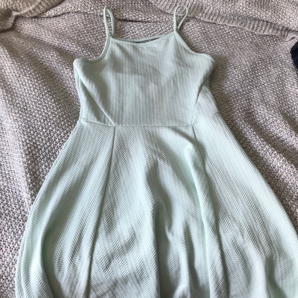 Mint green dress